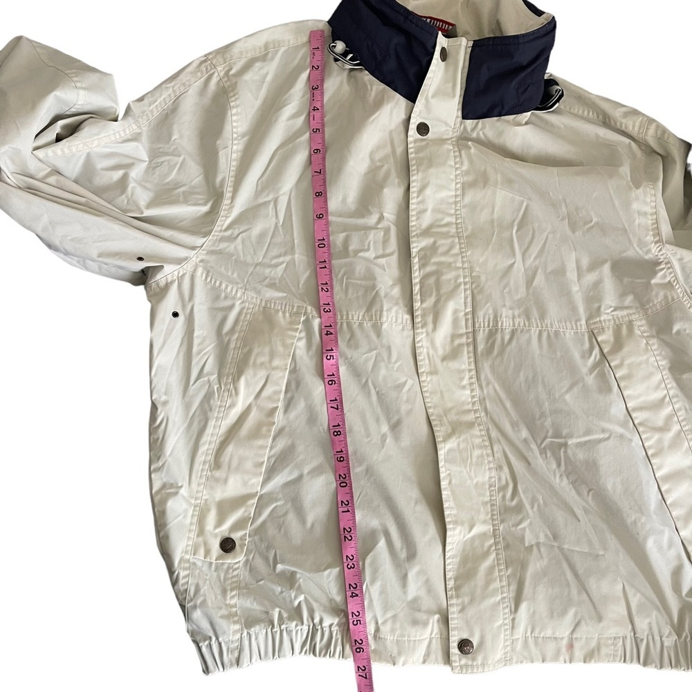 Pacific Trail Vintage Off White Windbreaker Jacket Size L - Picture 14 of 17